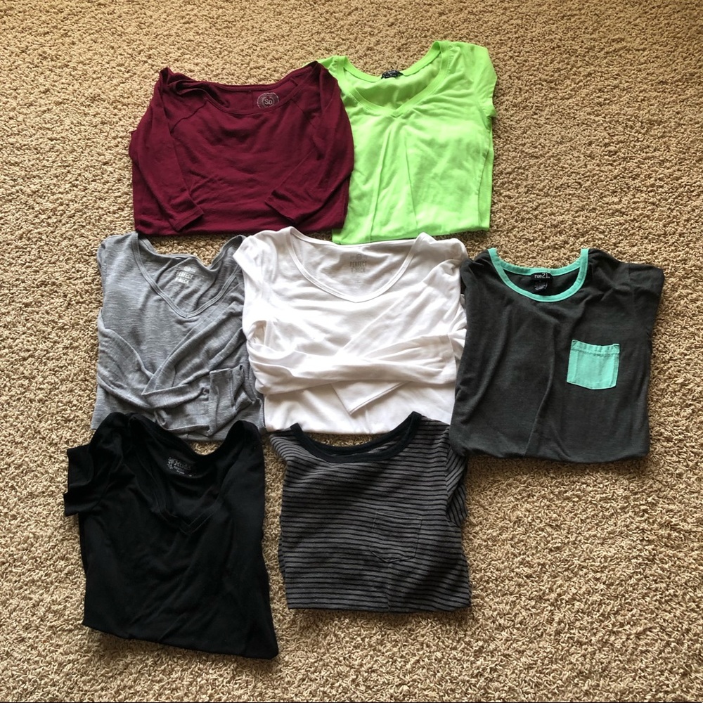 7 shirts